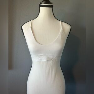 Lululemon white bralette, size large. Never been worn.